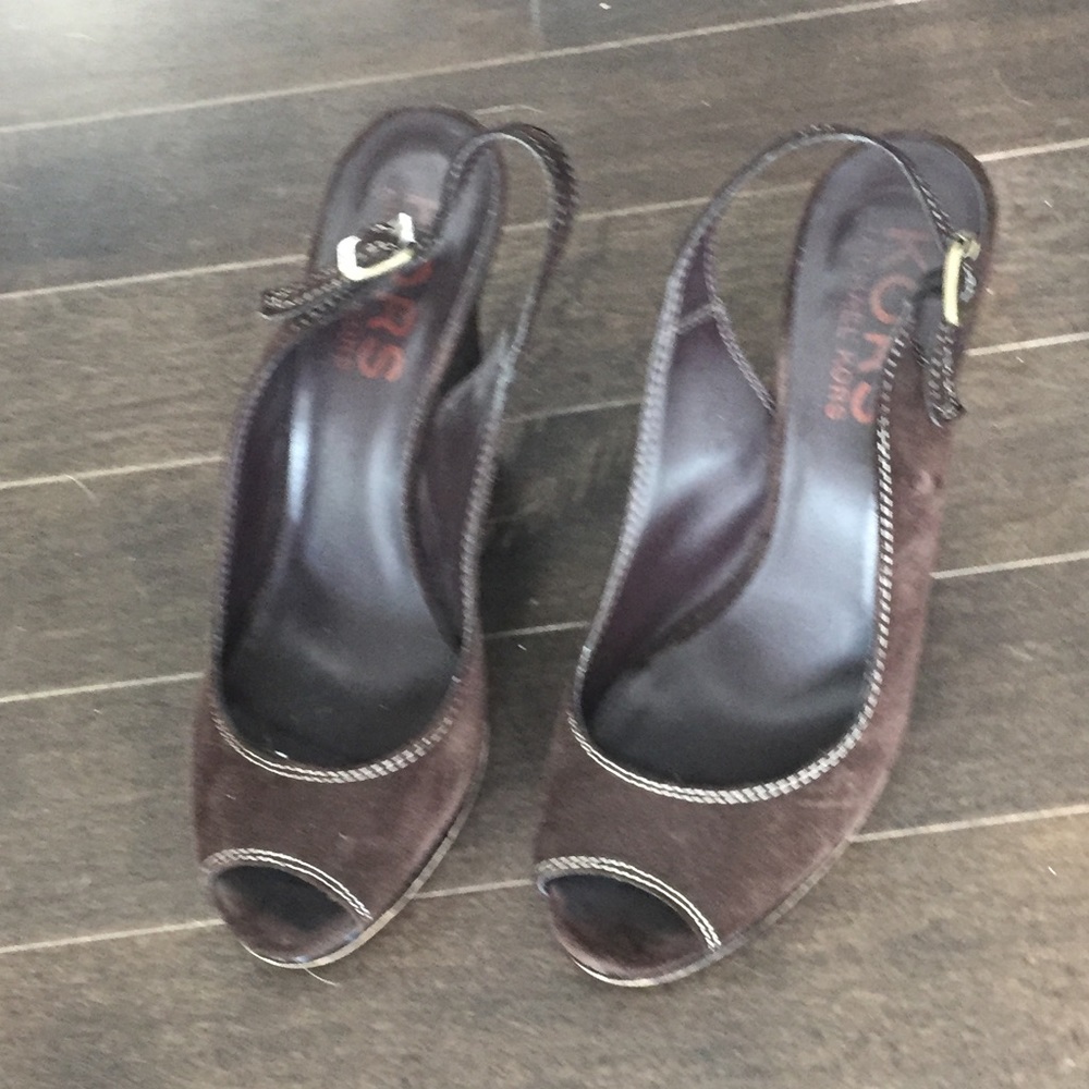 Michael Kors Suede wedge